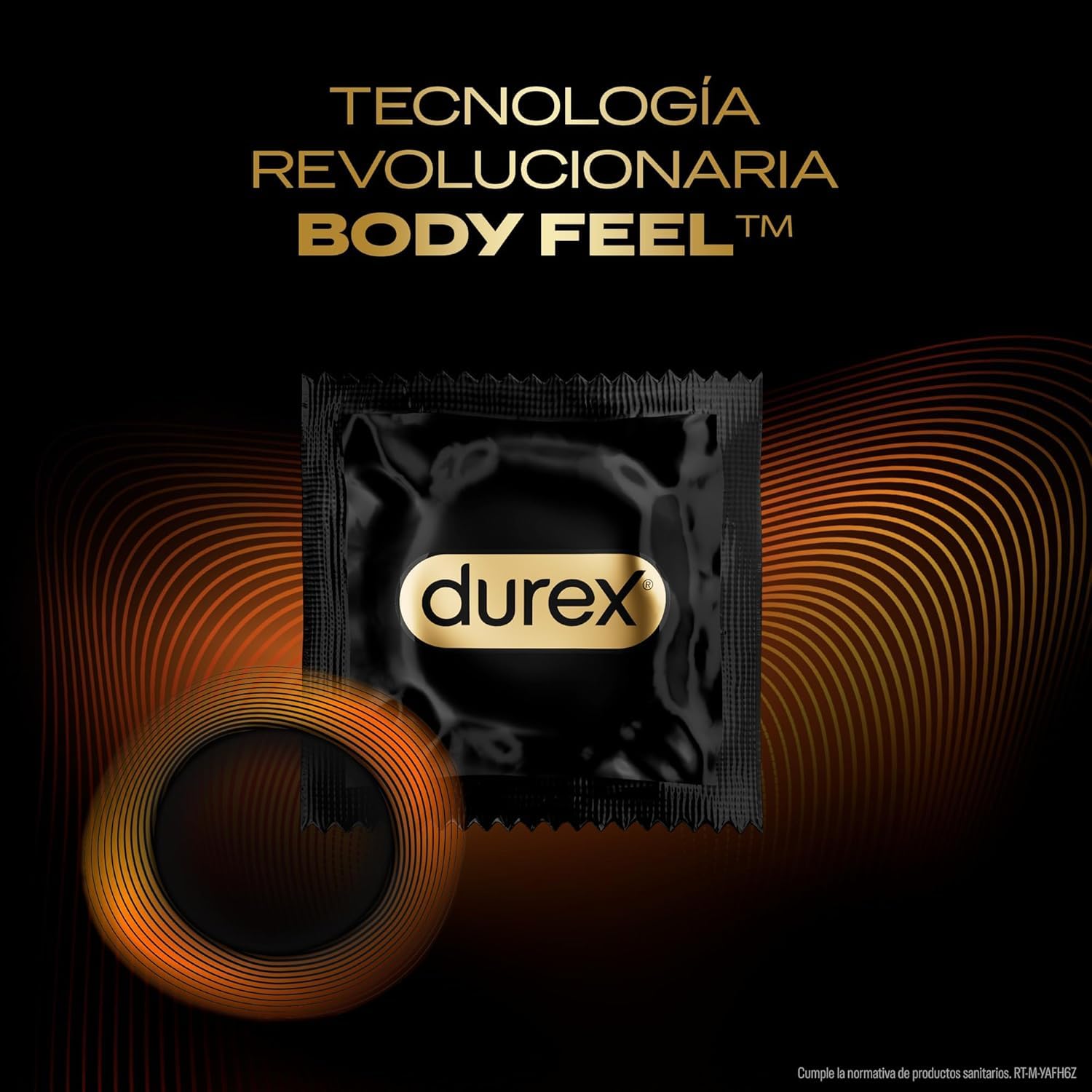 Durex Conexión Total Preservativo Ultra Fino Plus sin Látex con Tecnología Body Feel que Transmite Mejor el Calor Corporal, 40 Condones