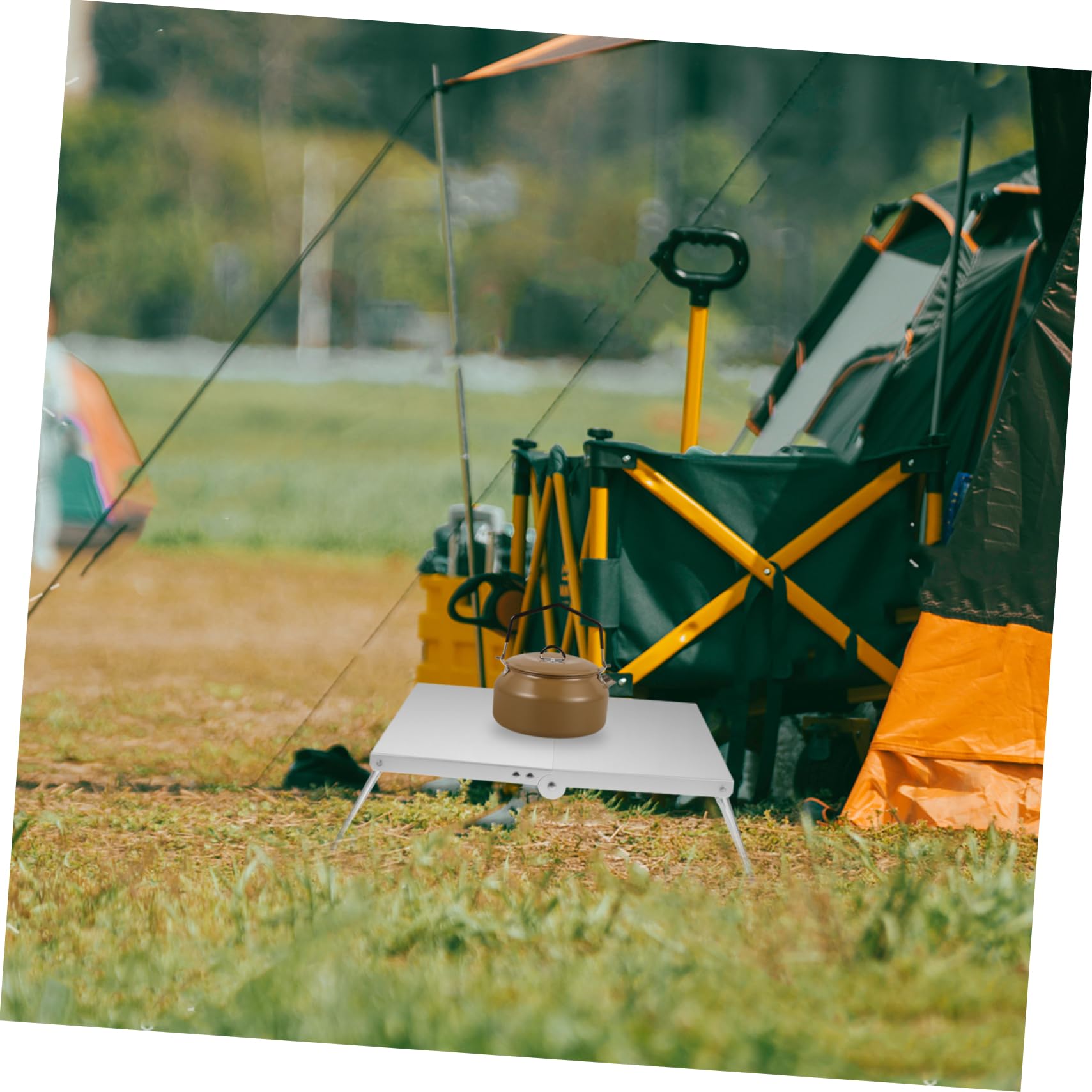 Toyvian Tavolo Mini per Attività Outdoor per Picnic e Barbecue Facile Trasportare e Riporre Tavolo Portatile per Spiaggia