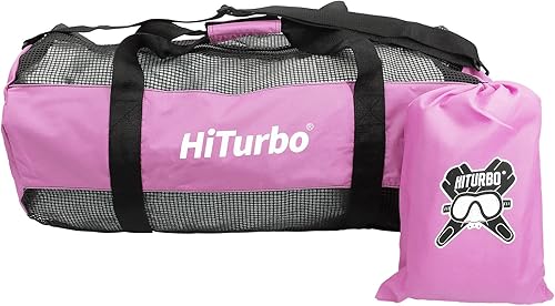 Miniatura 4 de Hiturbo Bolsa de lona de malla, bolsas de buceo para viajes, equipo de playa, buceo, equipaje para buceo, surf y esnórquel