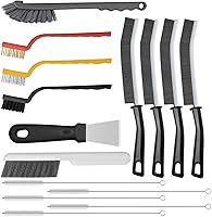 AONEZ 15pcs Crevice Cleaning Brushes - Hard Bristle Grout Scrub Brush Set for Kitchen, Bathroom, Windows & Tight Corners