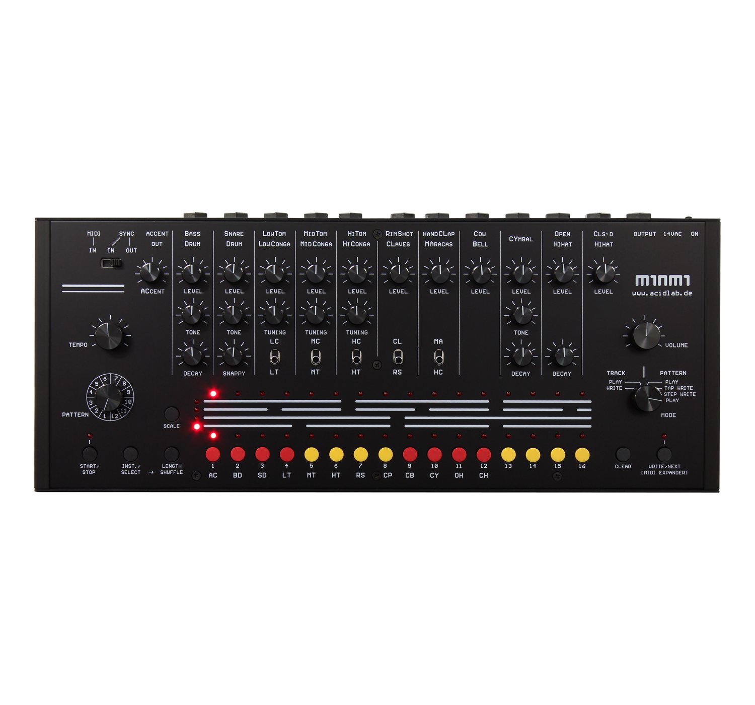 Amazon.co.jp: Acidlab アナログドラムマシン Miami : 楽器・音響機器