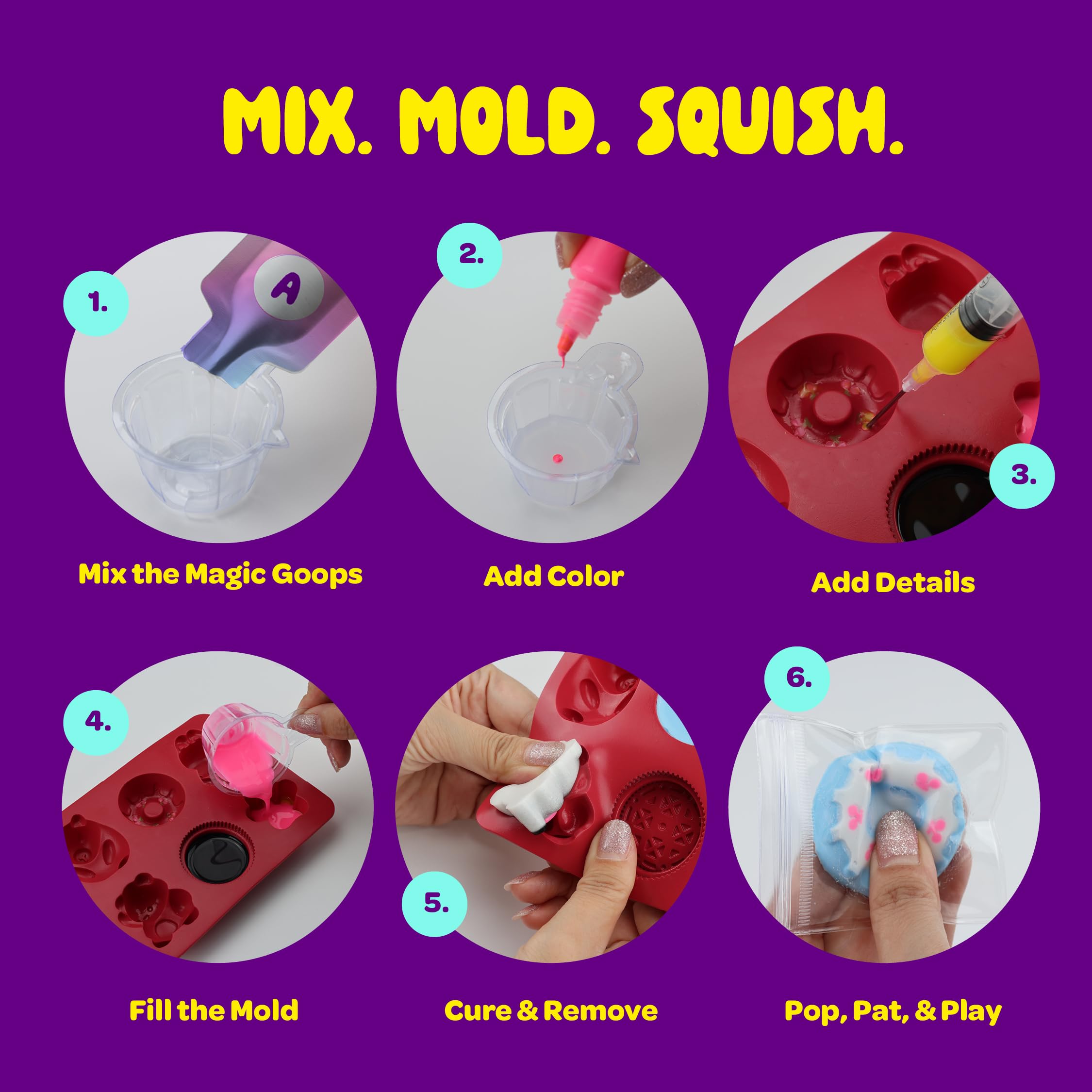 Taba Squishy Making Kit for Kids - Kids Crafts - 6 7 8 9 10 11 12 Year Old Girl Birthday Gift Squishies Craft Kits - Arts and Crafts for Kid for 8-12 - Toys for Girls Ages 5-7