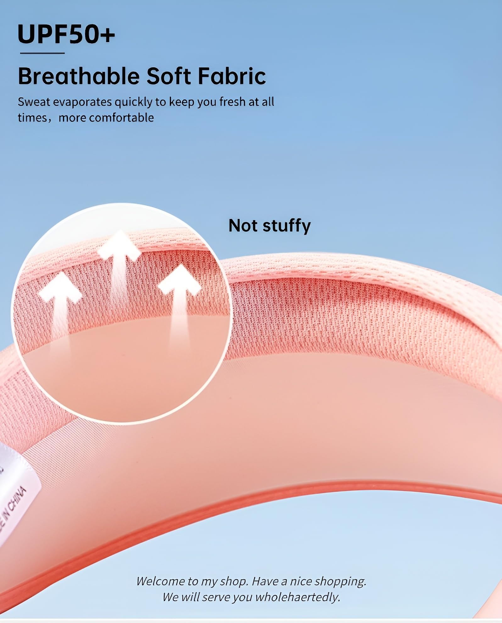 Sun Hats for Women UV Protection with Ponytail Hole Beach Trekking Camping Golf Fishing Hats Wide Brim UPF 50+ (Blue)