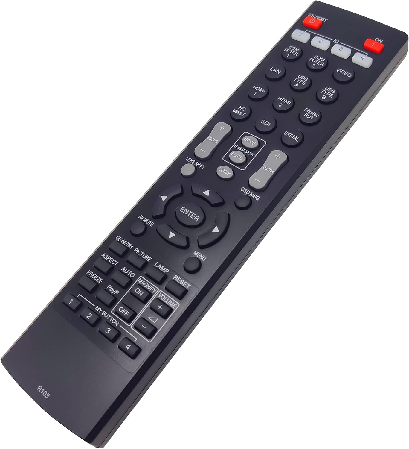 HL02805 Projector Remote Control for Hitachi CP-WU8600, CP-WU8700, CP-WX8650, CP-WX8750, CP-X8800