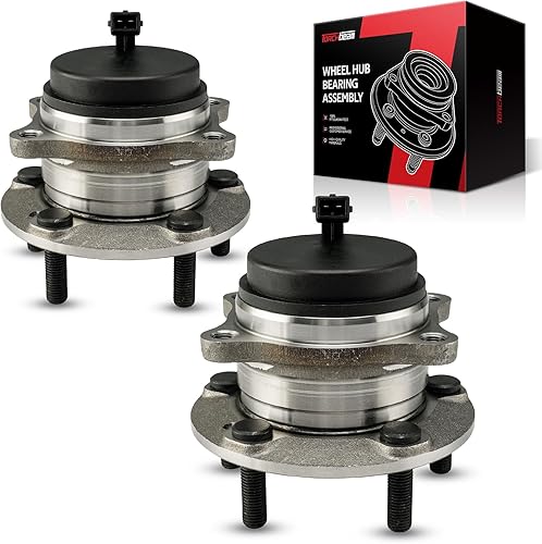 Miniatura 46 de Conjunto de cojinetes de buje de rueda delantera Torchbeam 513347 para Mazda CX-5 2013-2022, 2014-2021 Mazda 6 Rodamiento de rueda de 5 lengüetas