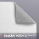 SteelSeries QcK Cloth Gaming Mouse Pad - Exclusive Micro-Woven Surface - Optimized for Gaming Sensors - Maximum Control - Size M - White