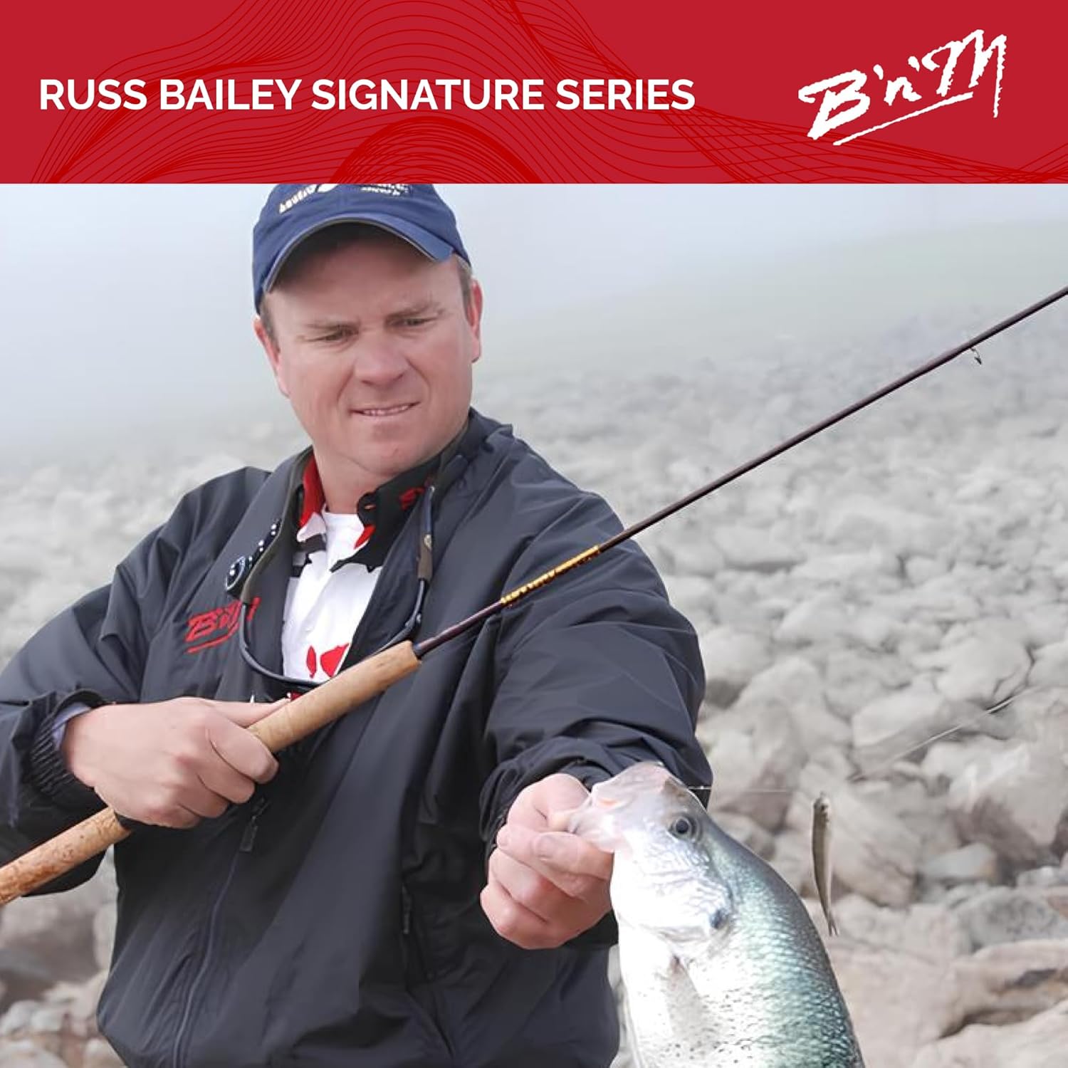 B'n'MBnM Russ Bailey Crappie Wizard Rod 2pc.