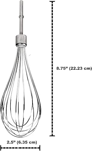 Miniatura 2 de Univen Batidora de mano de acero inoxidable Pro compatible con KitchenAid KHMPW