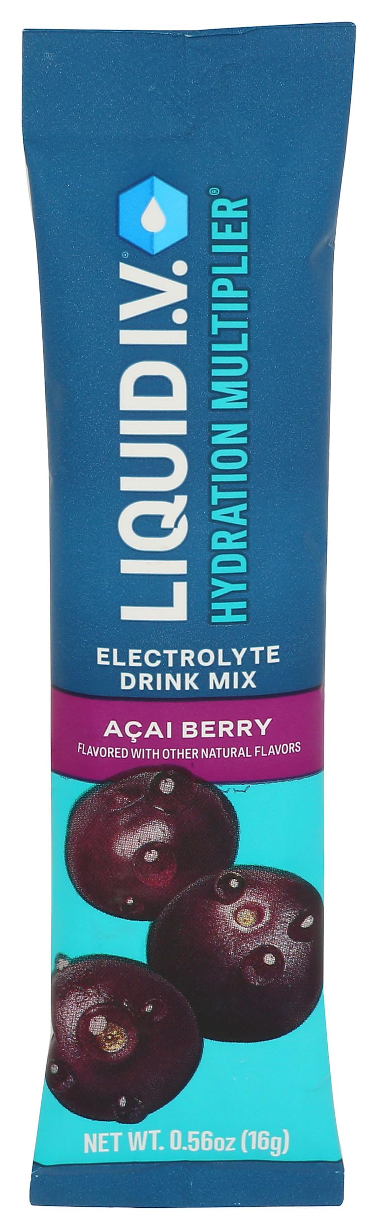 Liquid I.V. IV Acai Berry Hydration Drink Mix Single, 0.56 OZ