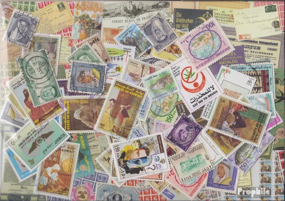 Kuwait 50 diversi Francobolli (Francobolli per i collezionisti)