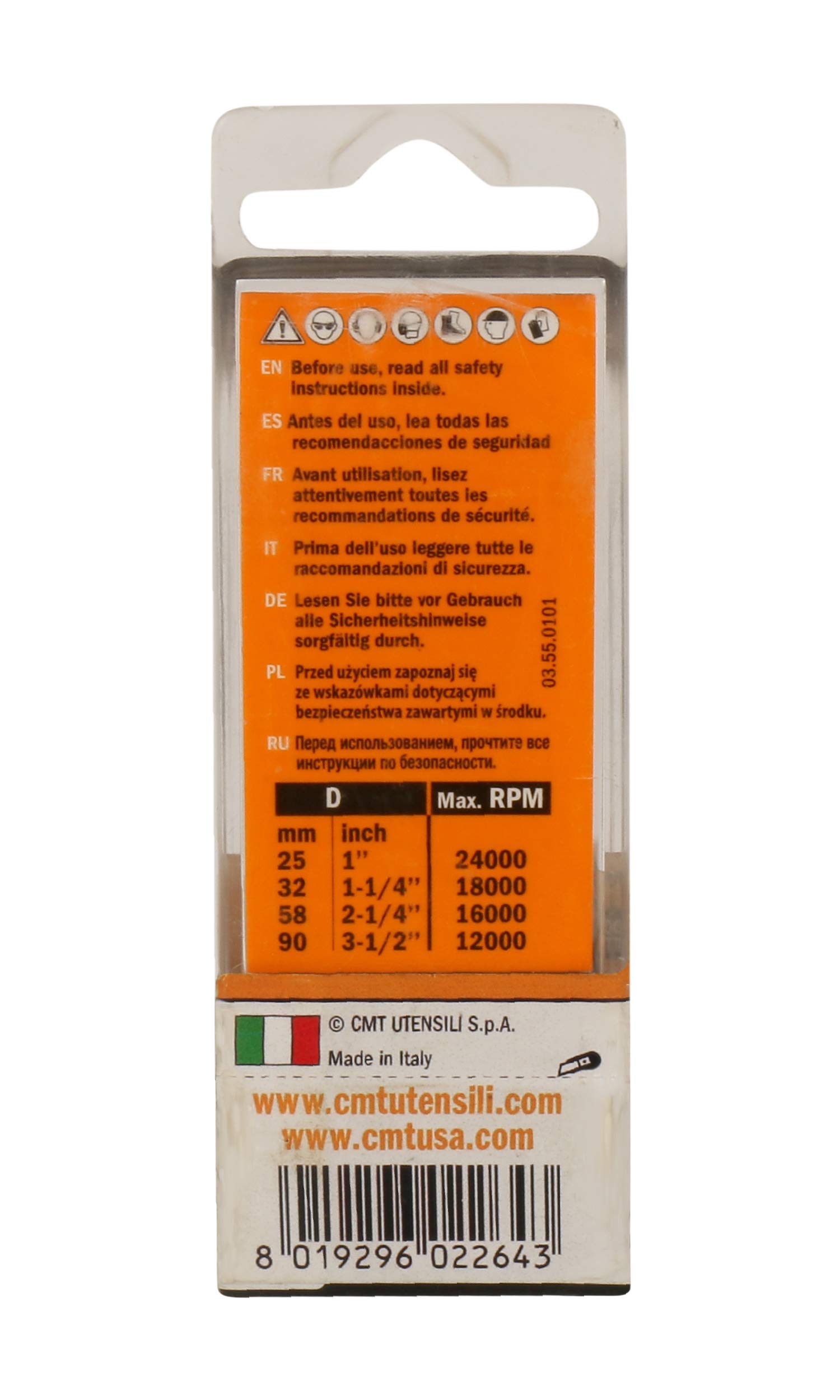 CMT ORANGE TOOLS 174.201.11 - Frezarka do nakrętek HM Z2+1 S=8X40 D=20X30X70 RE
