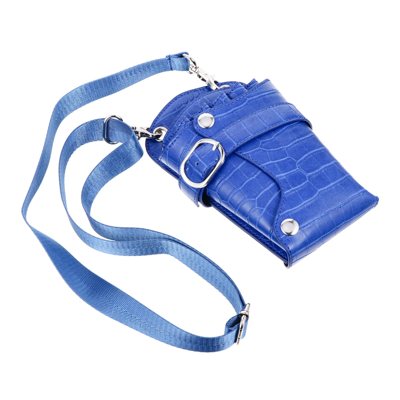 Didiseaon Leather Hair Scissor Pouch Stylist Travel Bag for Haircut Scissors Barber Accessories Case