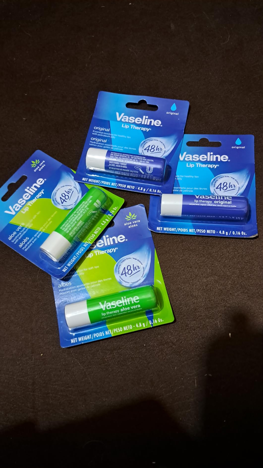 UNILEVER INTL Vaseline Lip Rosy, Fast-Acting Nourishment, Ideal for Chapped, Dry, Cracked, or Damaged Lips, Lip Balm,12 Sticks, 1 Box