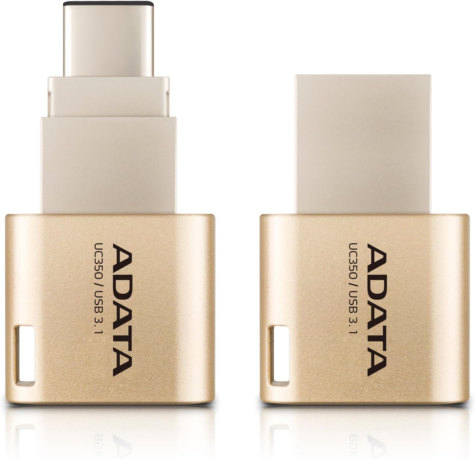 ADATA Choice UC350 32 GB USB 3.1/Type-C Flash Drive - Gold