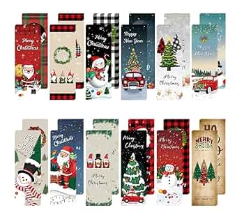 しおり　ブックマーカー❁クリスマス柄　ベッツィスター(ブルー) Amazon | PRIMATCH 36個 キュート クリスマス しおり レディース