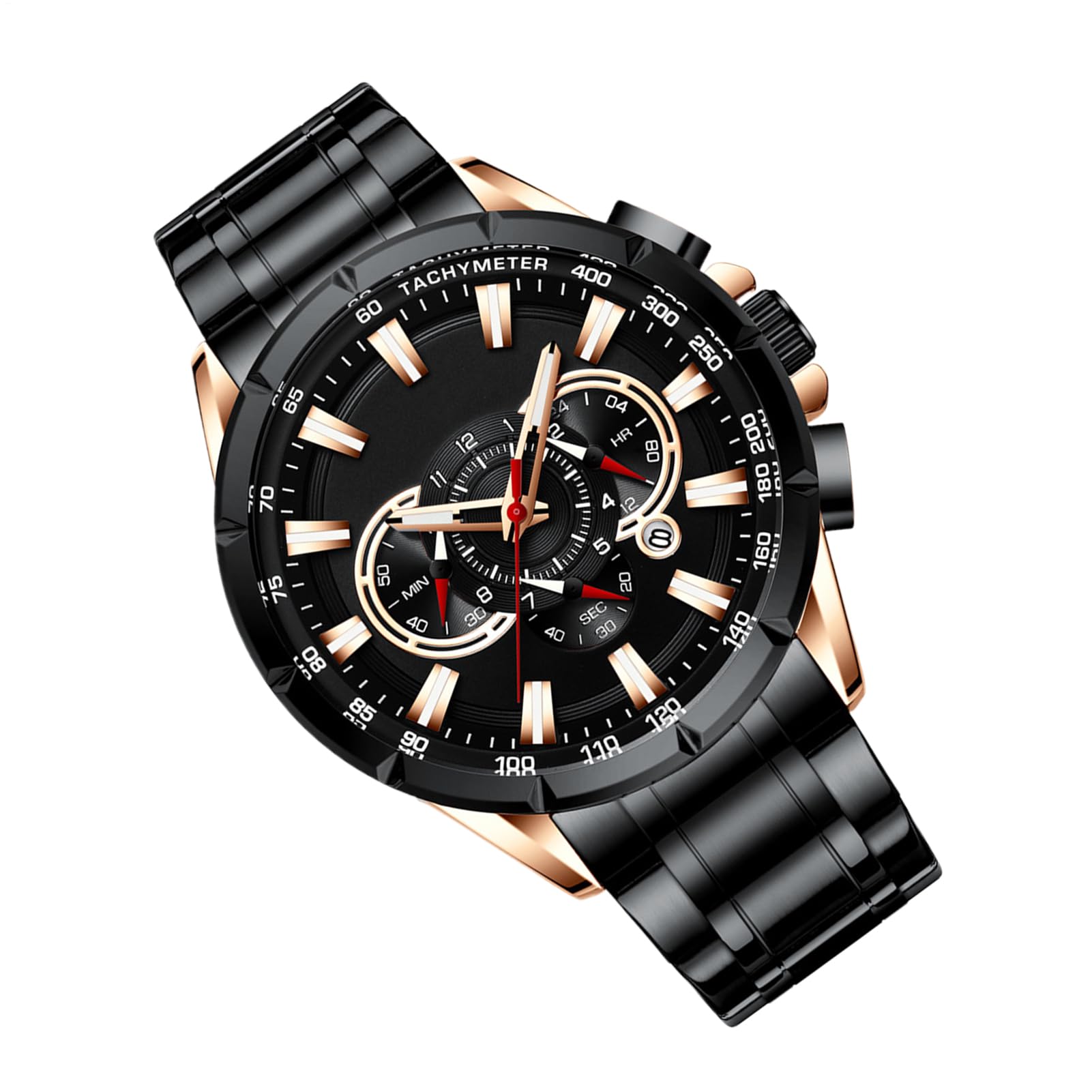 Microseconde Chronograph Watch avec Groupe mécanique étanche - 8