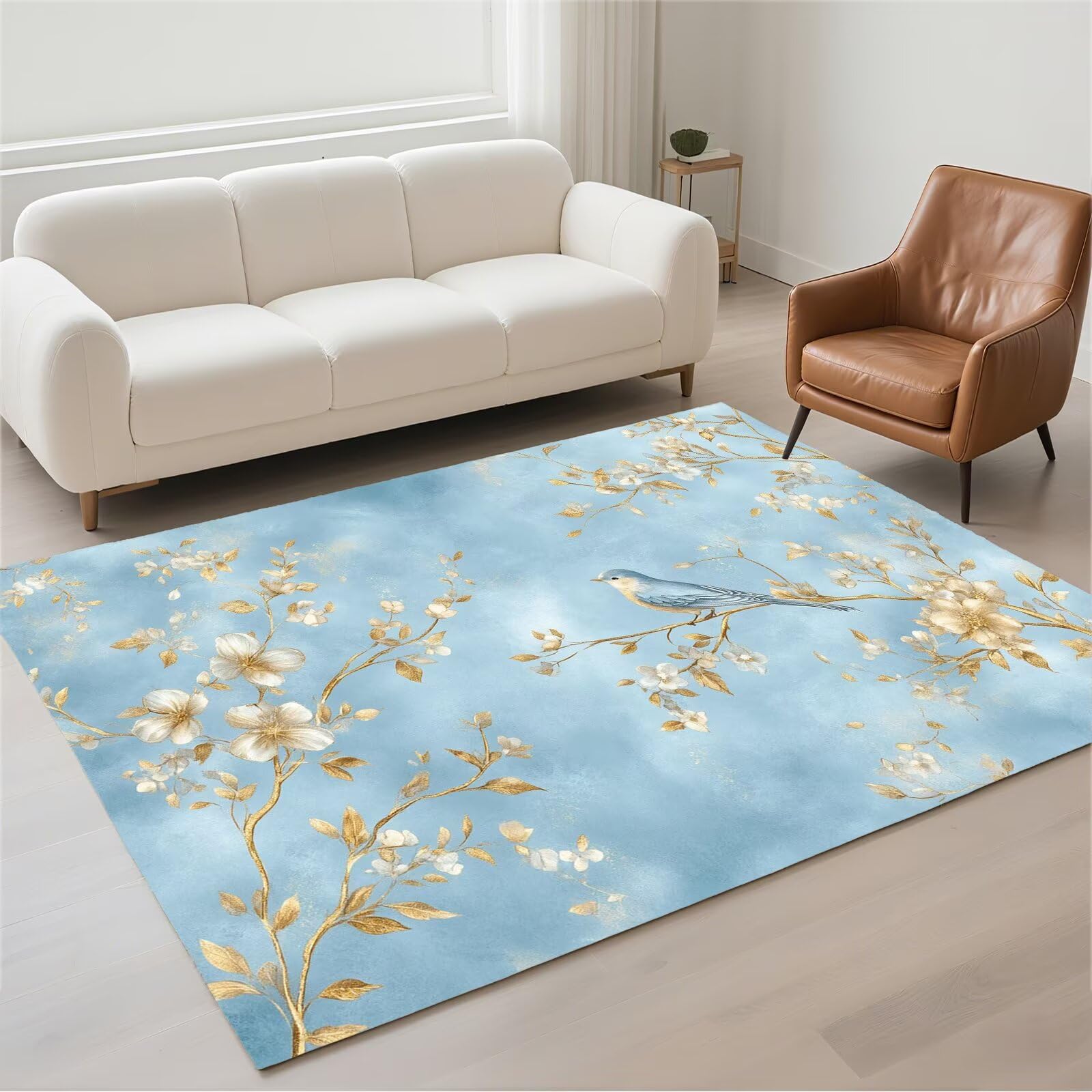 Tapis de couloir moderne 60x90cm lavable petit tapis salon oriental d'entrée