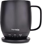 Nextmug - Temperature-Controlled, Self-Heating Coffee Mug (Black - 415 mL)