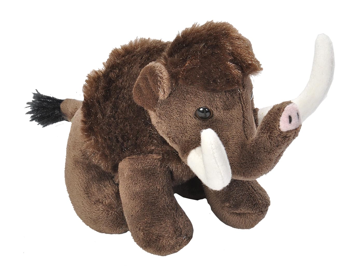 Wild Republic Pocketkins Eco Woolly Mammoth, Stuffed Animal, 5 Inches, Plush Toy, Made from Recycled Materials, Eco Friendly