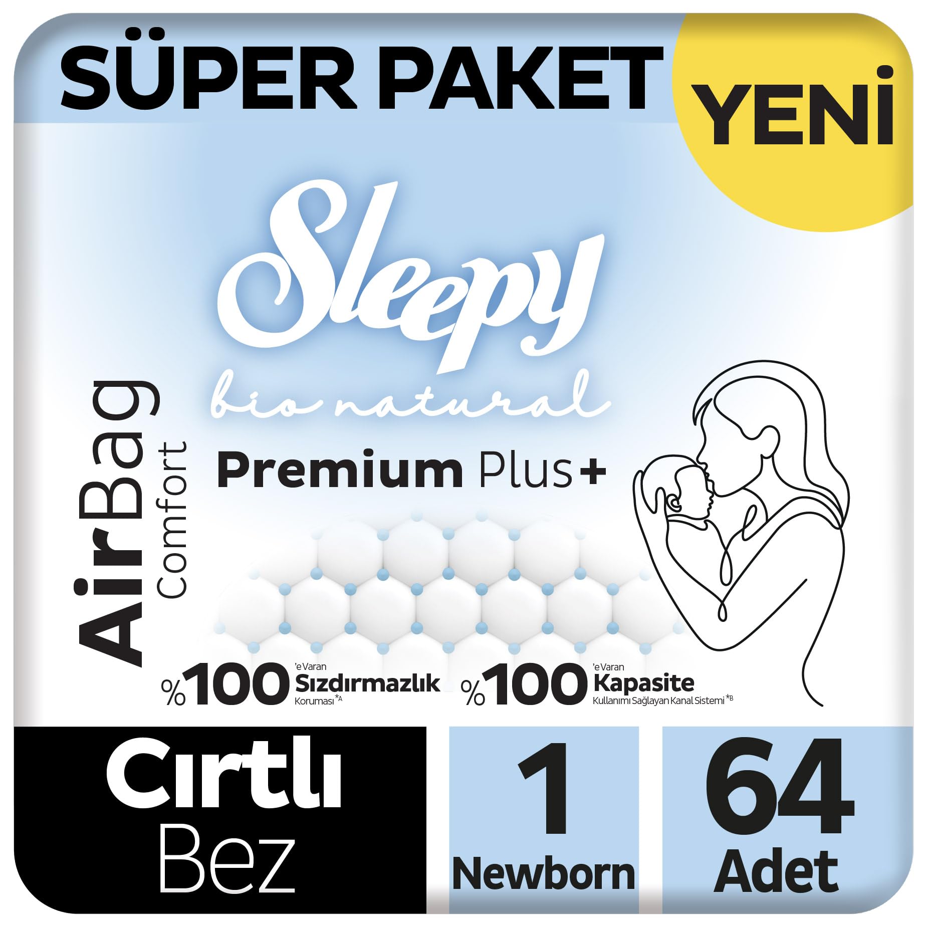 Sleepy Bio Natural Premium Plus Airbag Comfort Süper Paket…
