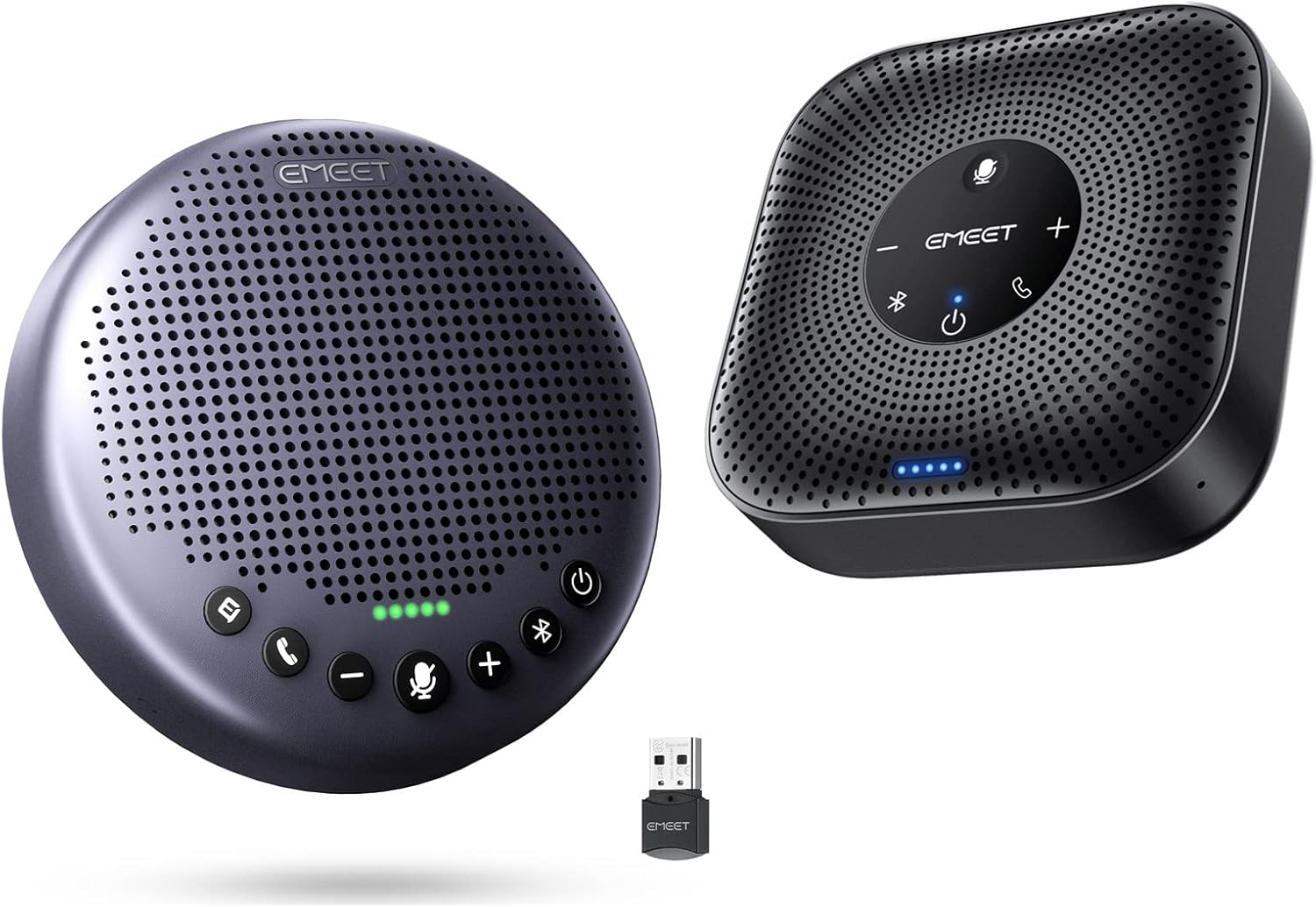 EMEET Luna Plus + M0 PlusUSB Bluetooth Speakerphone