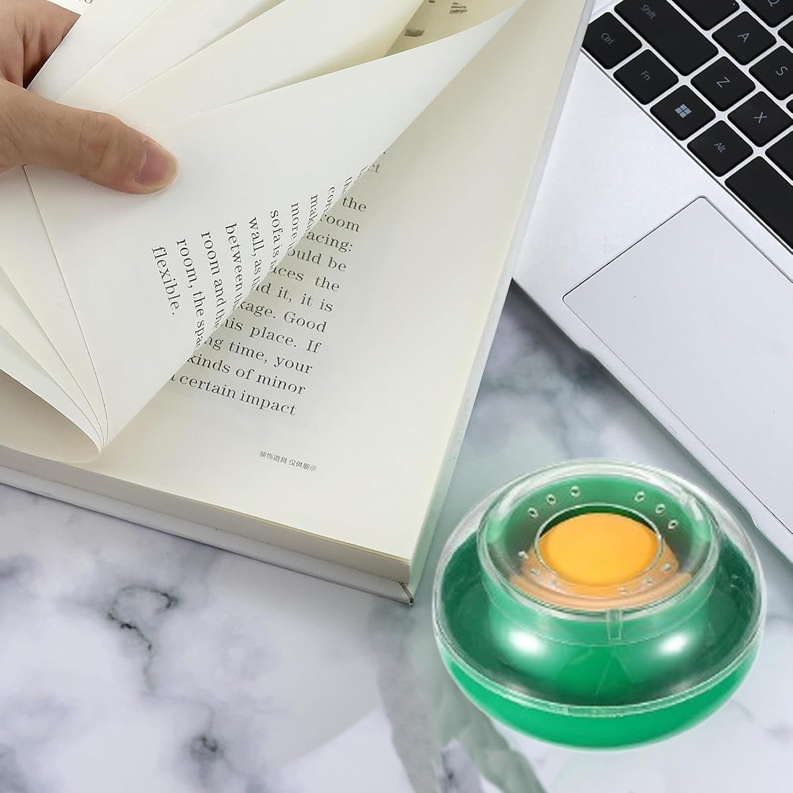 Humidificador de la Yema del Dedo 3 Piezas, Dispositivo para Mojar Dedos Plástico