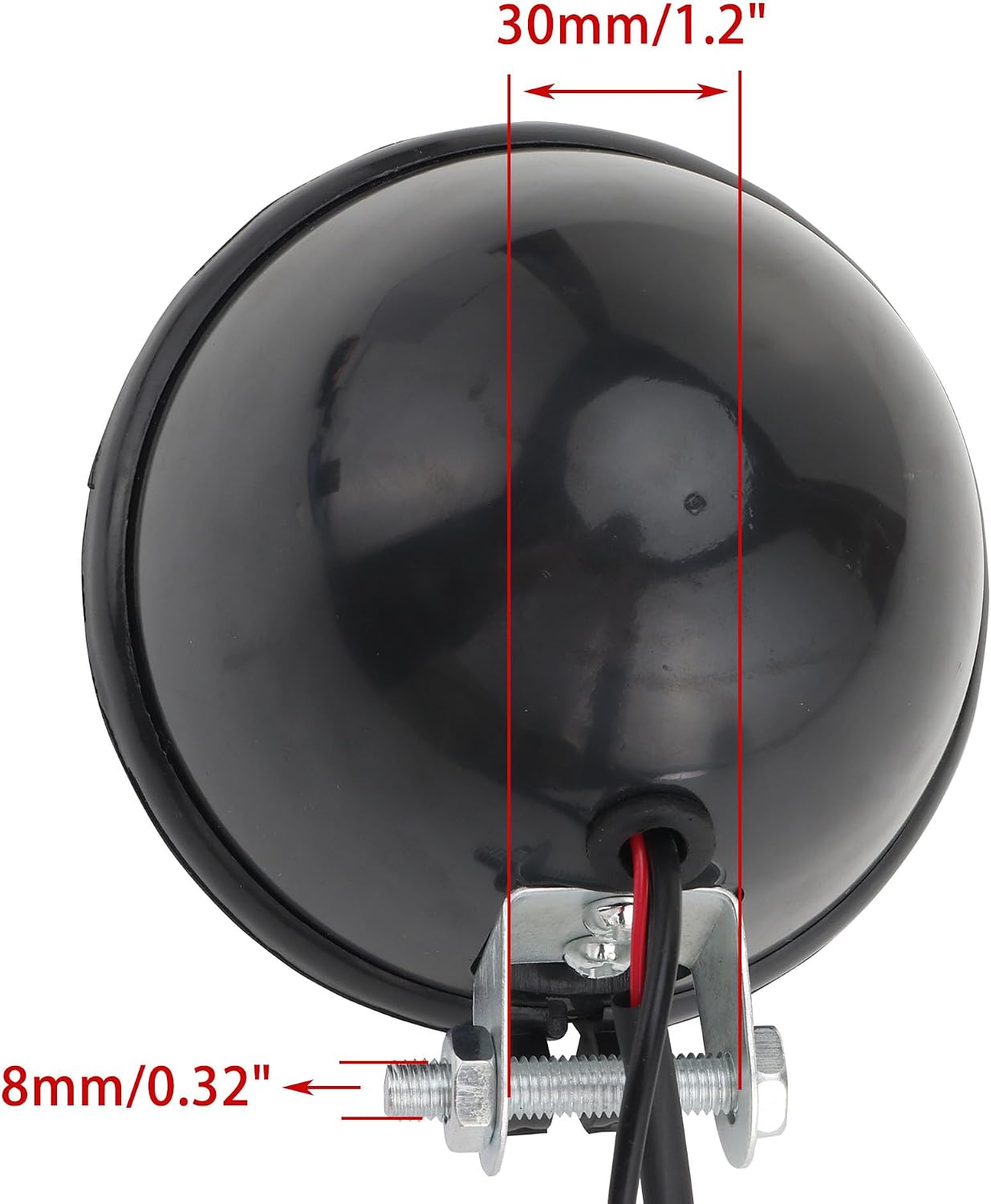 WOOSTAR 12V DC Enduro Led Headlight Bulb Replacement for 50cc 70cc 90cc 110cc 125cc 150cc Motorcycle