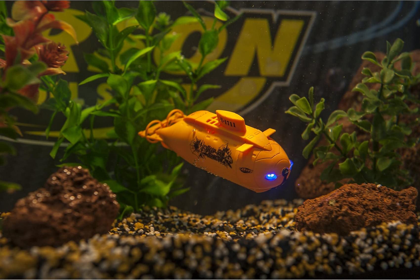 Carson 500707117 - XS Deep Sea Dragon 100% RTR(pomarańczowy), zdalnie sterowany łódź, łódź RC