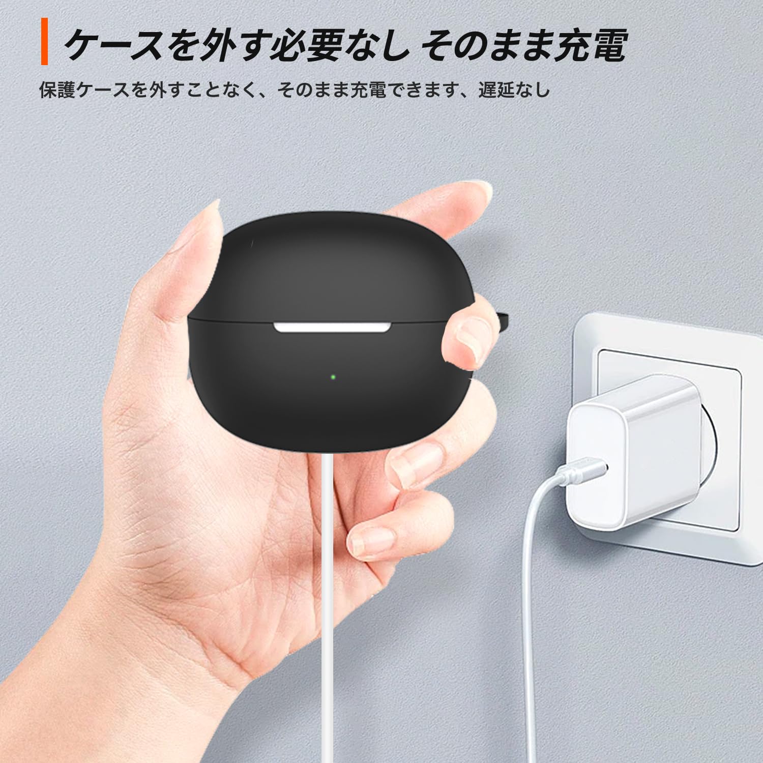 OPENDOTS ONEシリコンケース装着済み。箱無し付属品無し。動作確認済み JIAYJP For SHOKZ OpenDots One 用 ケース カバーSHOKZ シリコン
