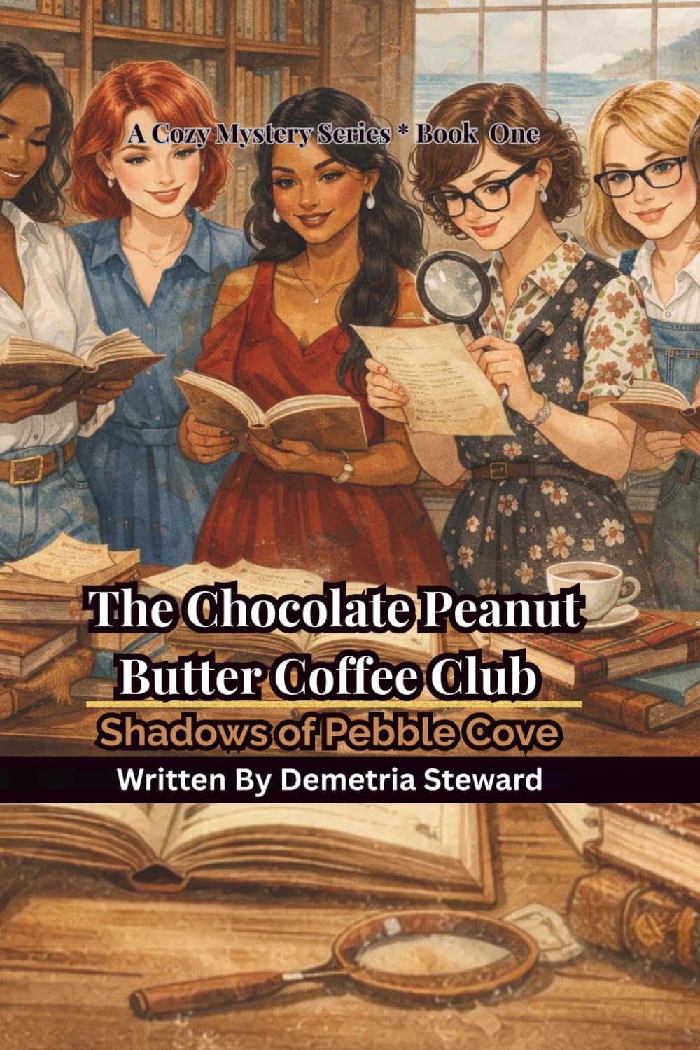 The Chocolate Peanut Butter Coffee Club.: The Shadows of Pebble Cove