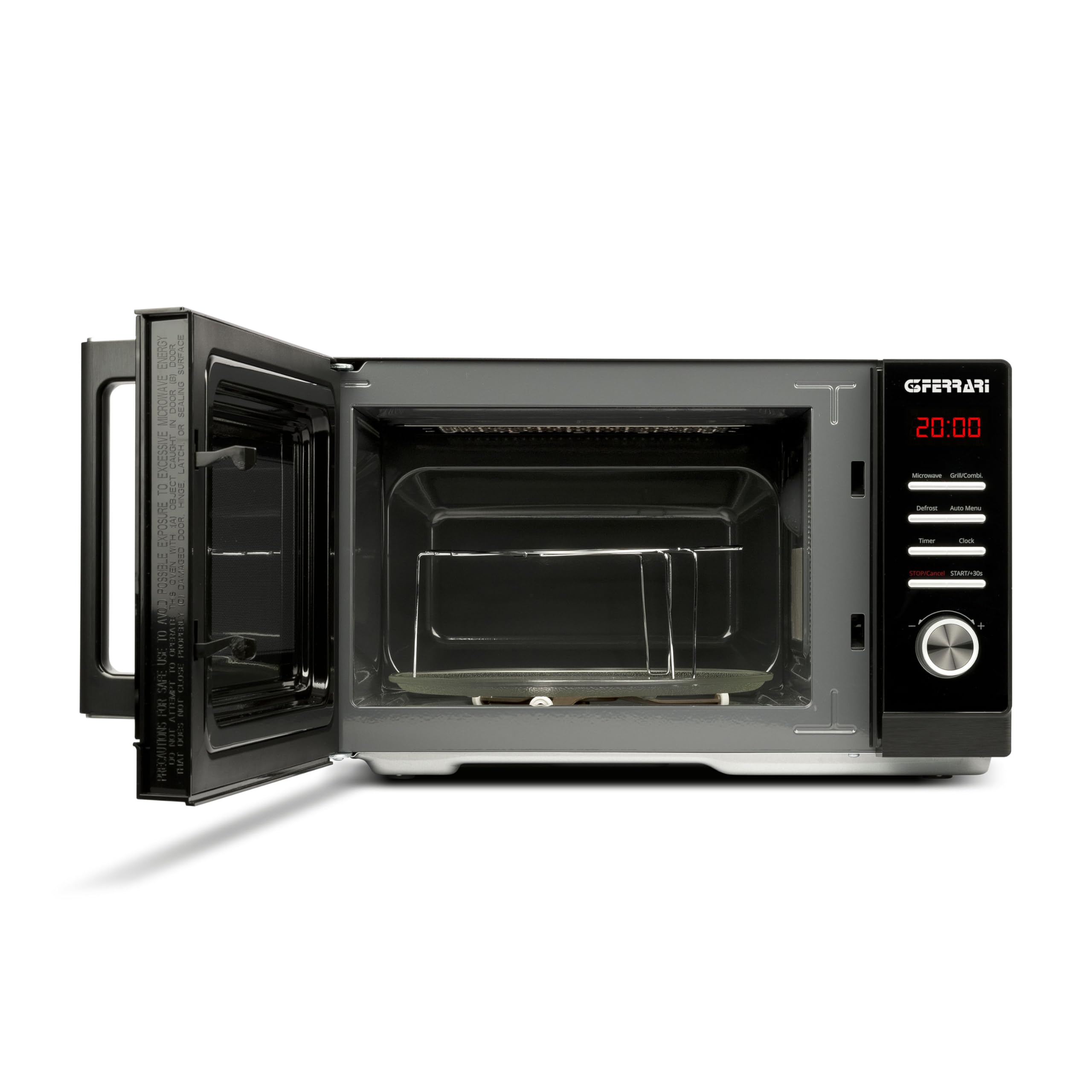 G3 Ferrari G10183 "SaporMio 25L" Forno Microonde Combinato, 800 W, Grill 1000 W, Display LED, Timer, Nero