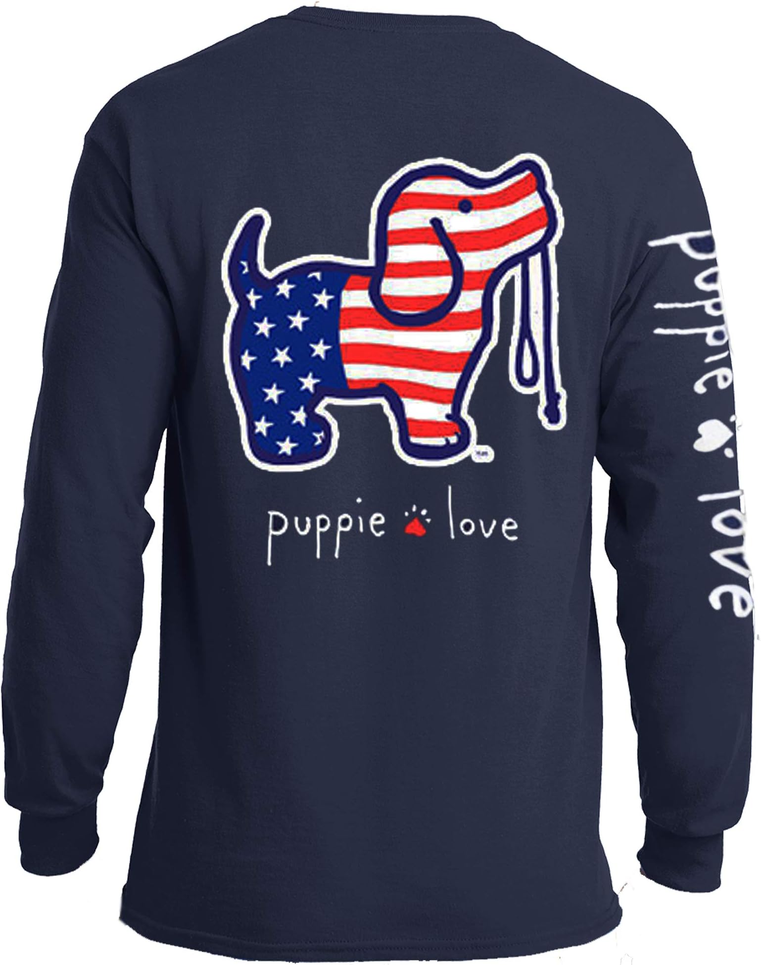 Puppie Love Rescue Dog Adult Unisex Long Sleeve Cotton T-Shirt