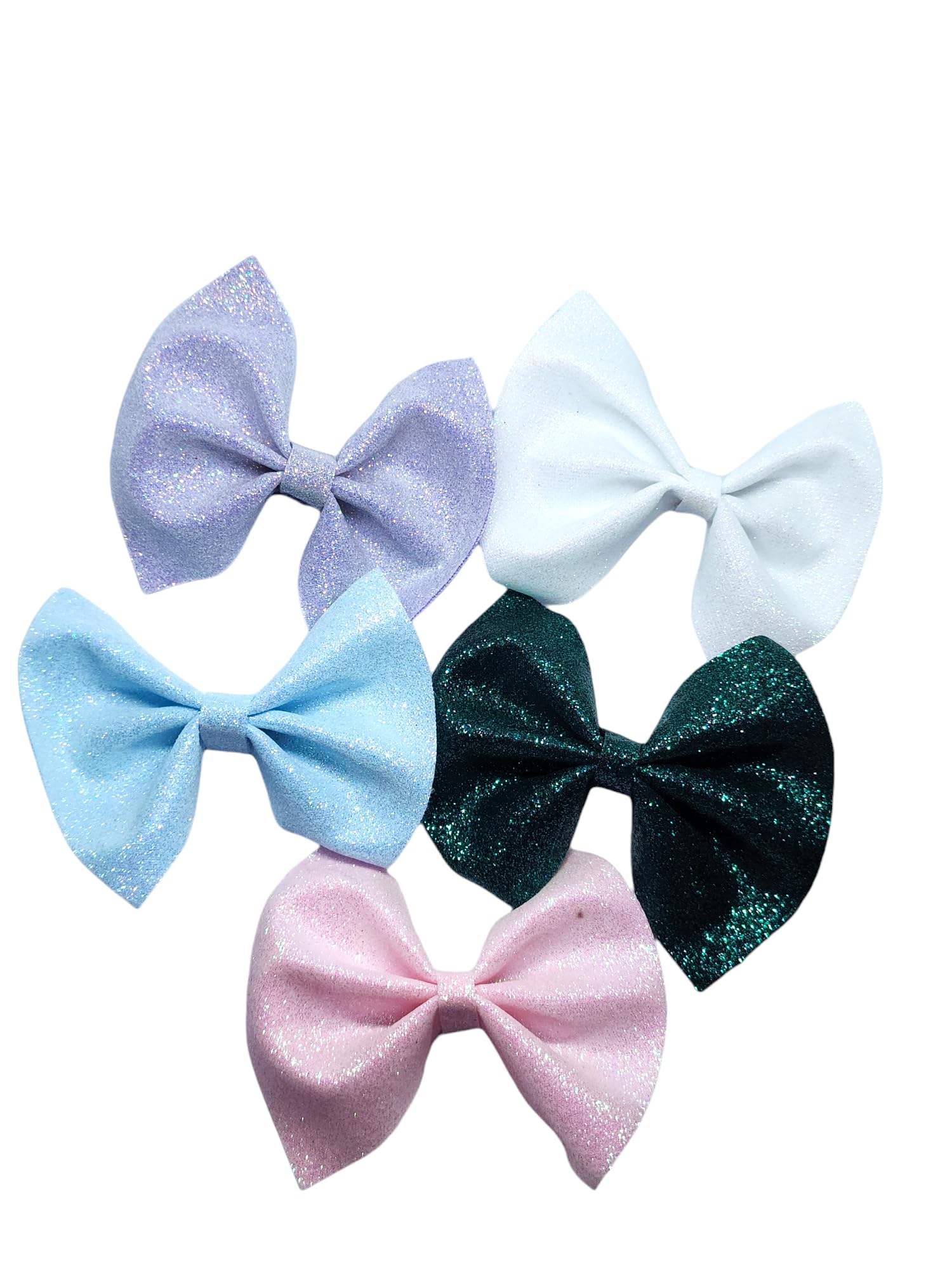 Korean Style 5 Piece Premium Sparkle Multicolor Handmade Mini Hair Bow for Women and Girls/Kids by Quirky little things (Mini Sparkle hair Bow (5 piece) (B0D2312R7D) Amazon Price History, Amazon Price Tracker