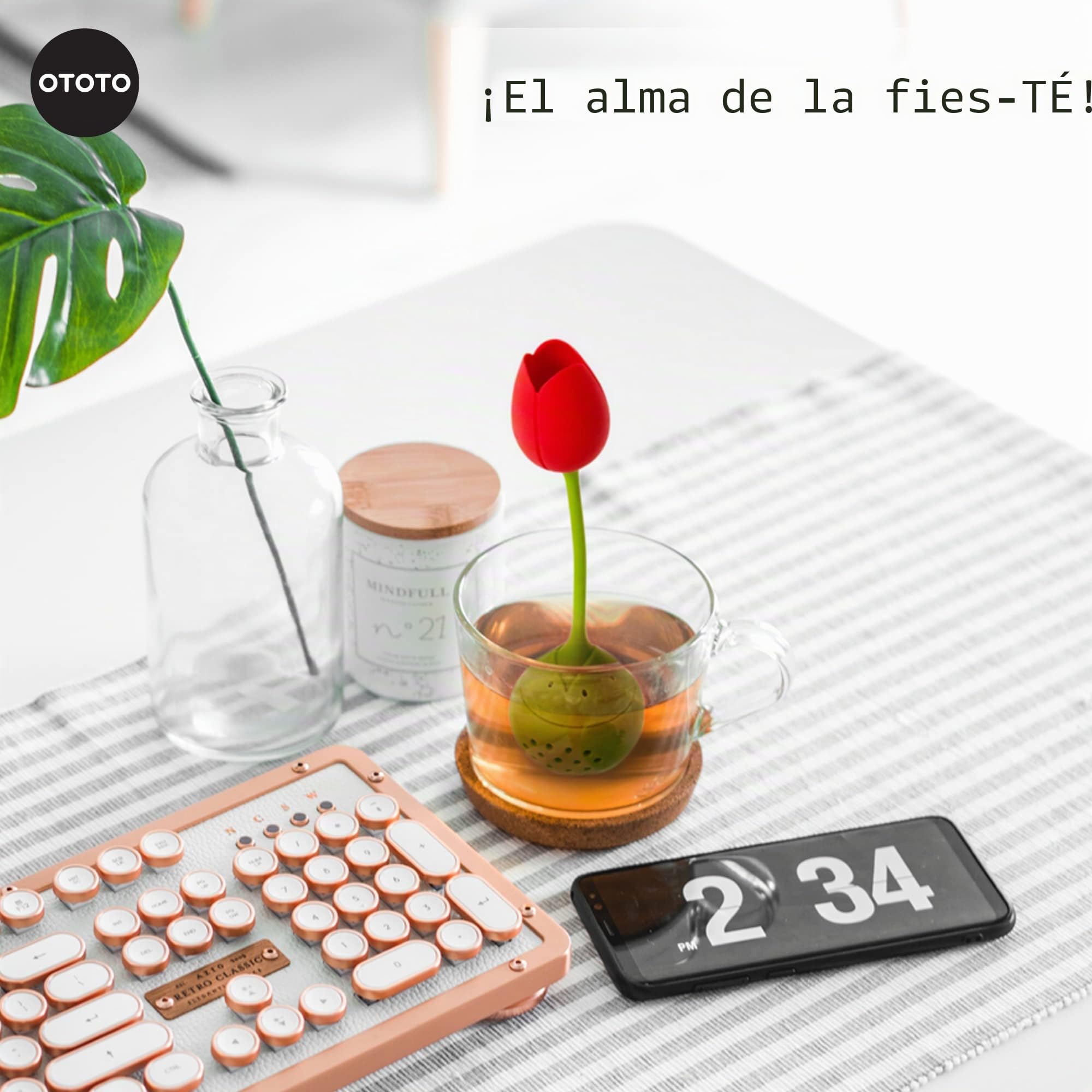 Ototo Infusor de té Tulip