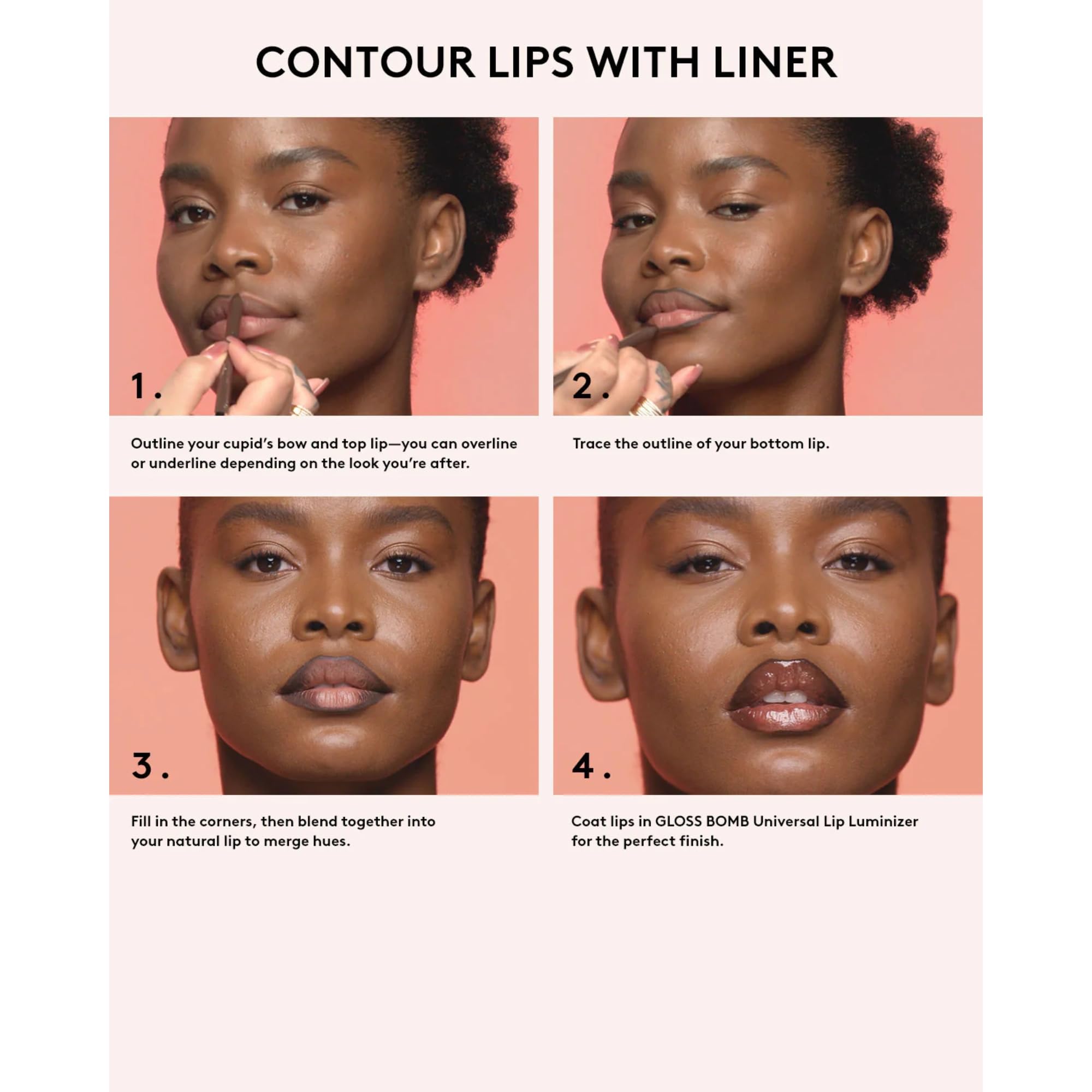 FENTY BEAUTY Trace'd Out LIP LINER -THUGZ BLUSH TOO