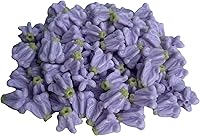 100PCS 14mm Light Purple Crown Flower Thai Clay Beads for Jewelry Making DIY Crafts - Beginner & Pro Supplies