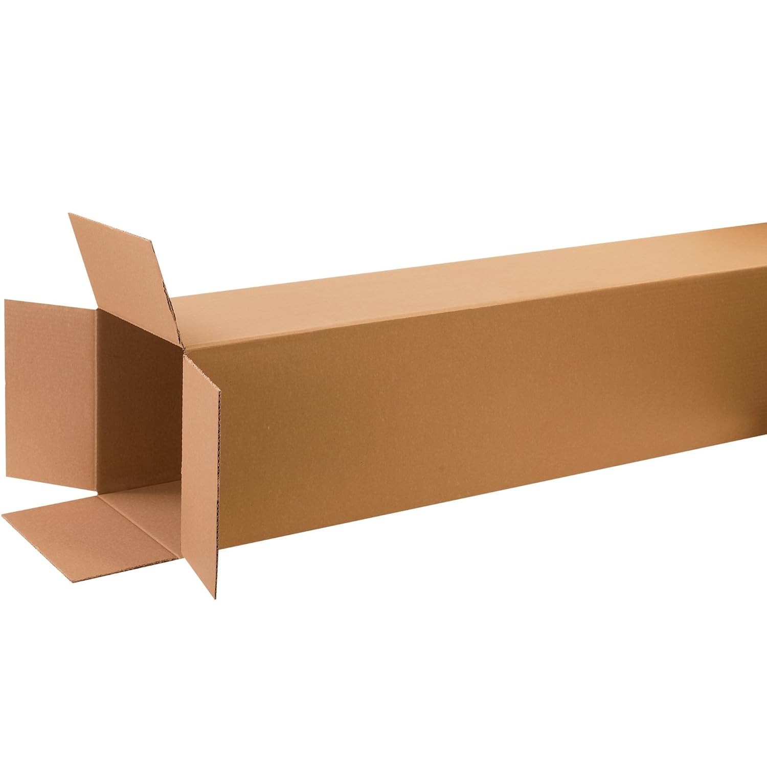 TOP PACK SUPPLY 12 x 12 x 60 Corrugated Cardboard Boxes, Tall 12"L x 12"W x 60"H, Pack of 10 | Shipping, Packaging, Moving, Storage Box for Home or Business, Strong Wholesale Bulk Boxes