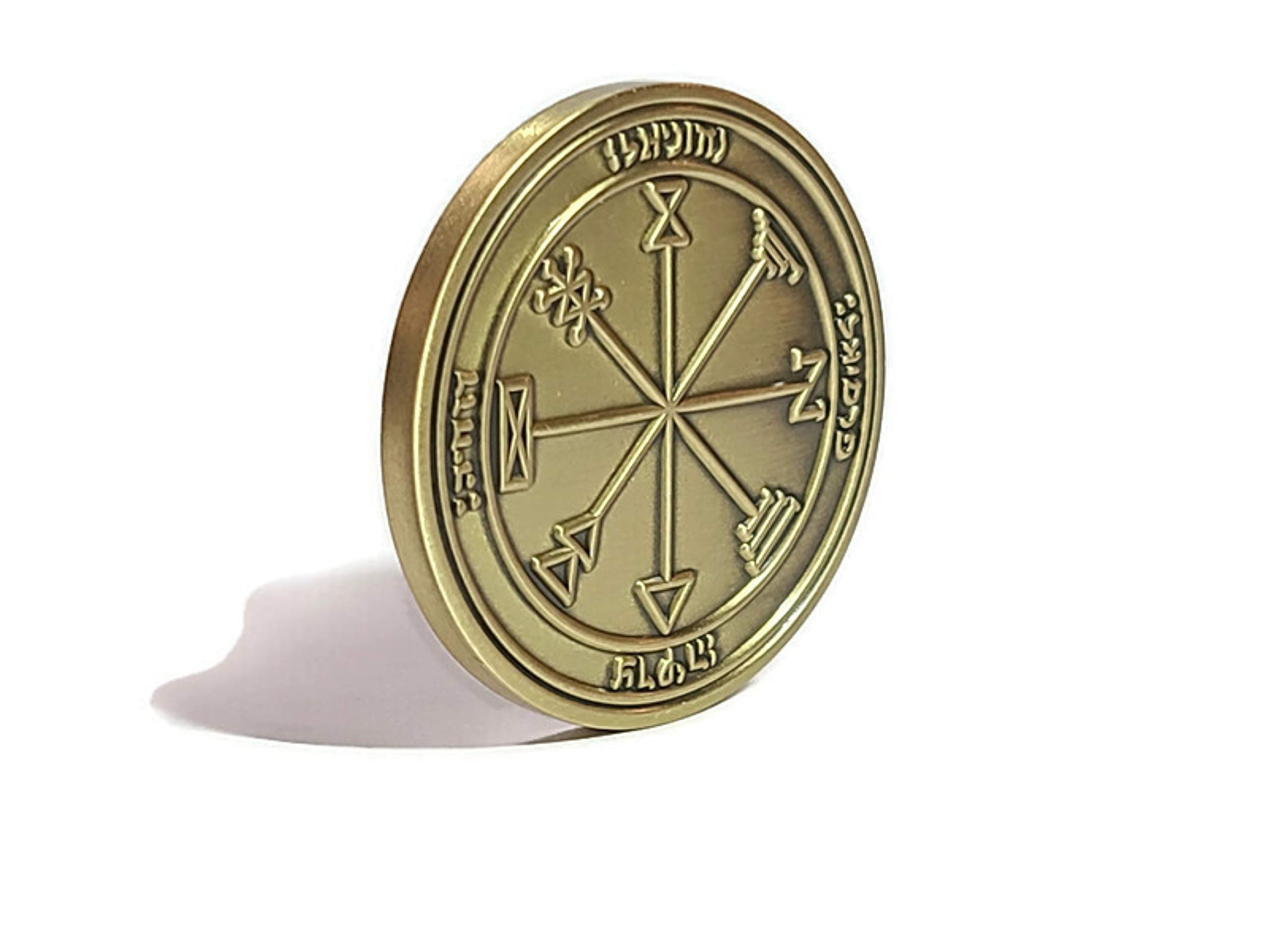 Amazon.com: First Pentacle of Jupiter Coin – King Solomon Seal 