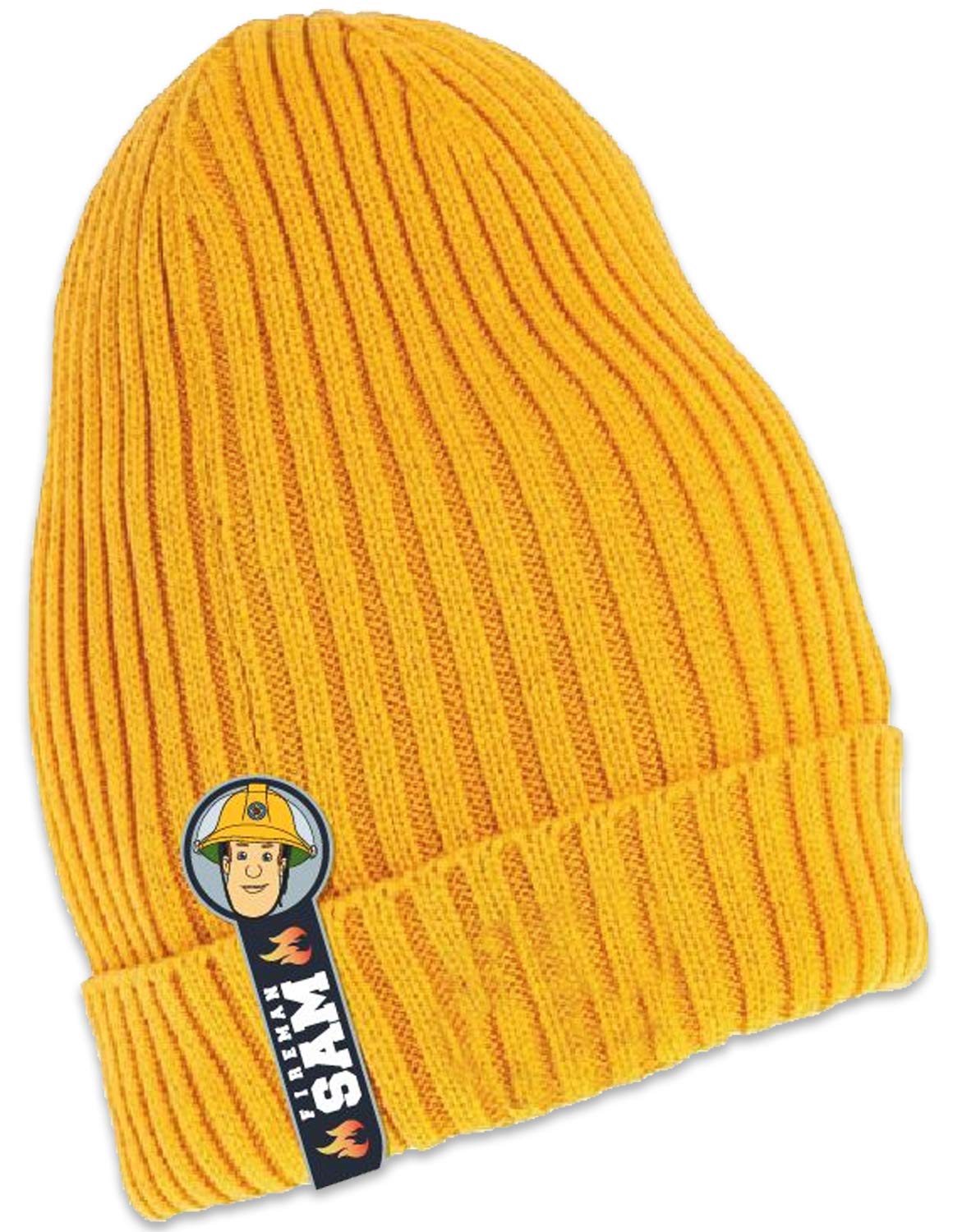 Fireman Sam Kids Winter Hat (UK, Numeric, 6 5/8) Yellow