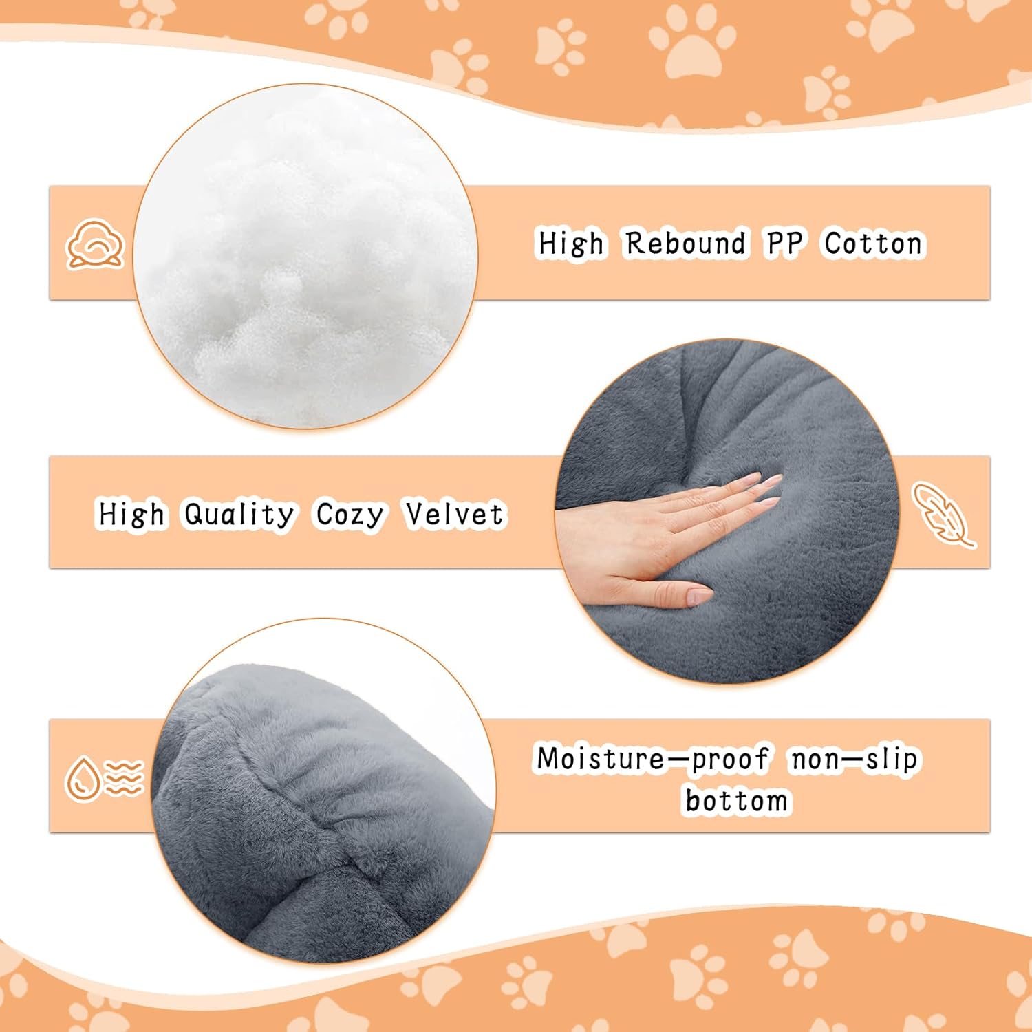 review Cozy Plush Cat Cave Tent Bed Self Warming Pet Bed Washable Portable Sleeping Bag for Indoors Cats and Puppy (Dark Grey)