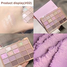 CAKAILA 20Colors Nude Light Pink Purple Basics Matte Eyeshadow Palette,Eye Shadow Travel Makeup Palette all in one Long Lasting Waterproof,Great for Travel Gift Kit