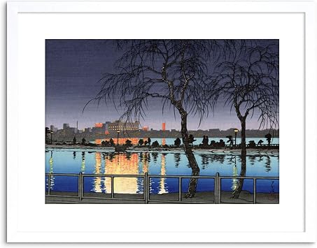 PAINTING SHINOBAZU KAWASE HASUI JAPAN FRAMED PRINT F97X3148