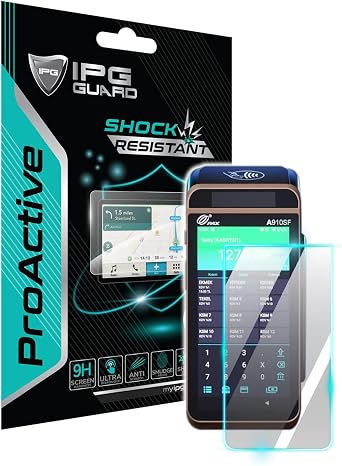 IPG ProActive Made for PAX A910SF SmartPOS Touchscreen Display 9H Hardness Screen Protector Nano Ceramic Film Ultra Responsive for A910SF