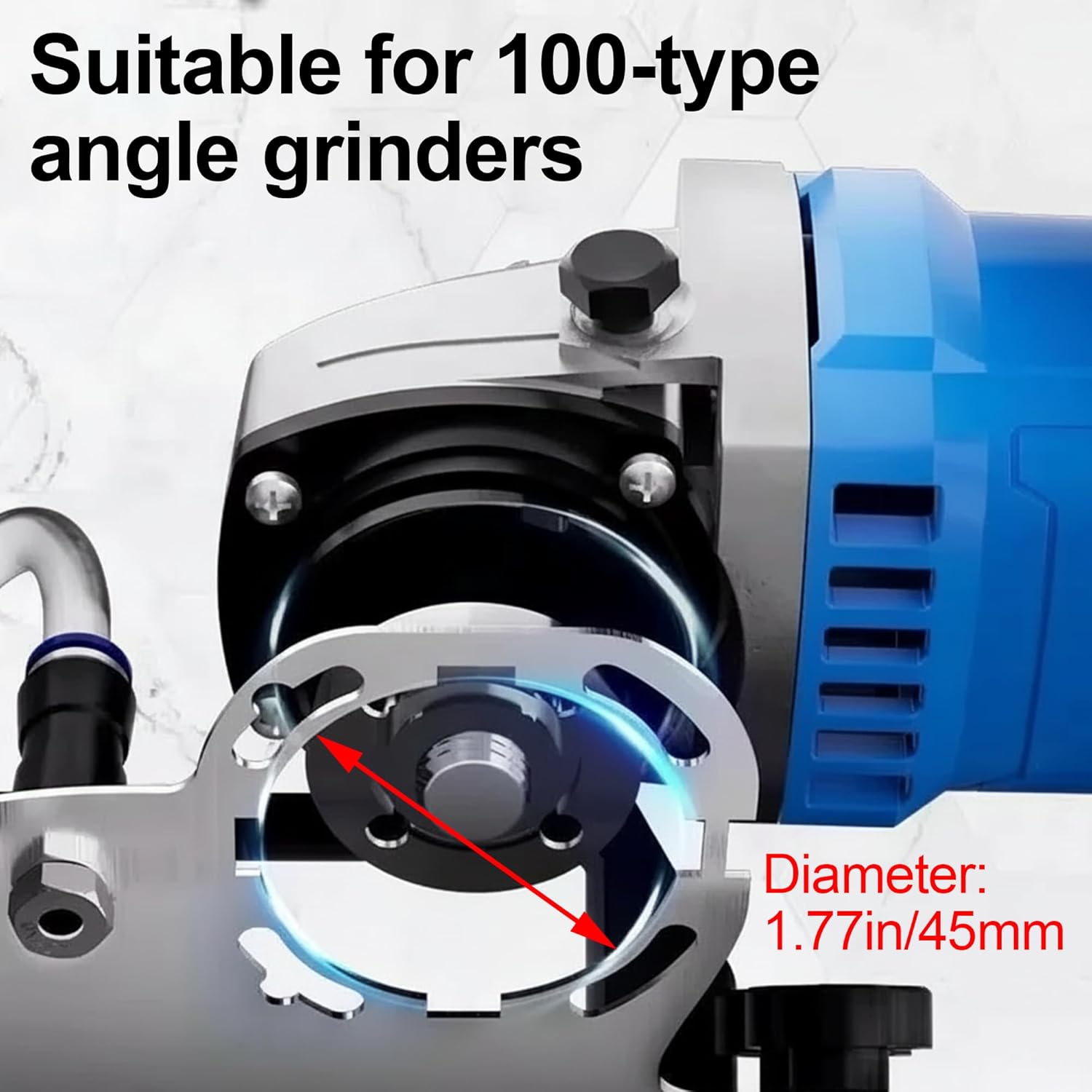 Angle Grinder Stand for Tile 45° Chamfer Cutting: 45 Degree Tile Chamfering Tool for Tiles, Stone and Wood, Ceramic Tile Cutter Tool Angle Grinder Bracket for 100-Type Angle Grinders