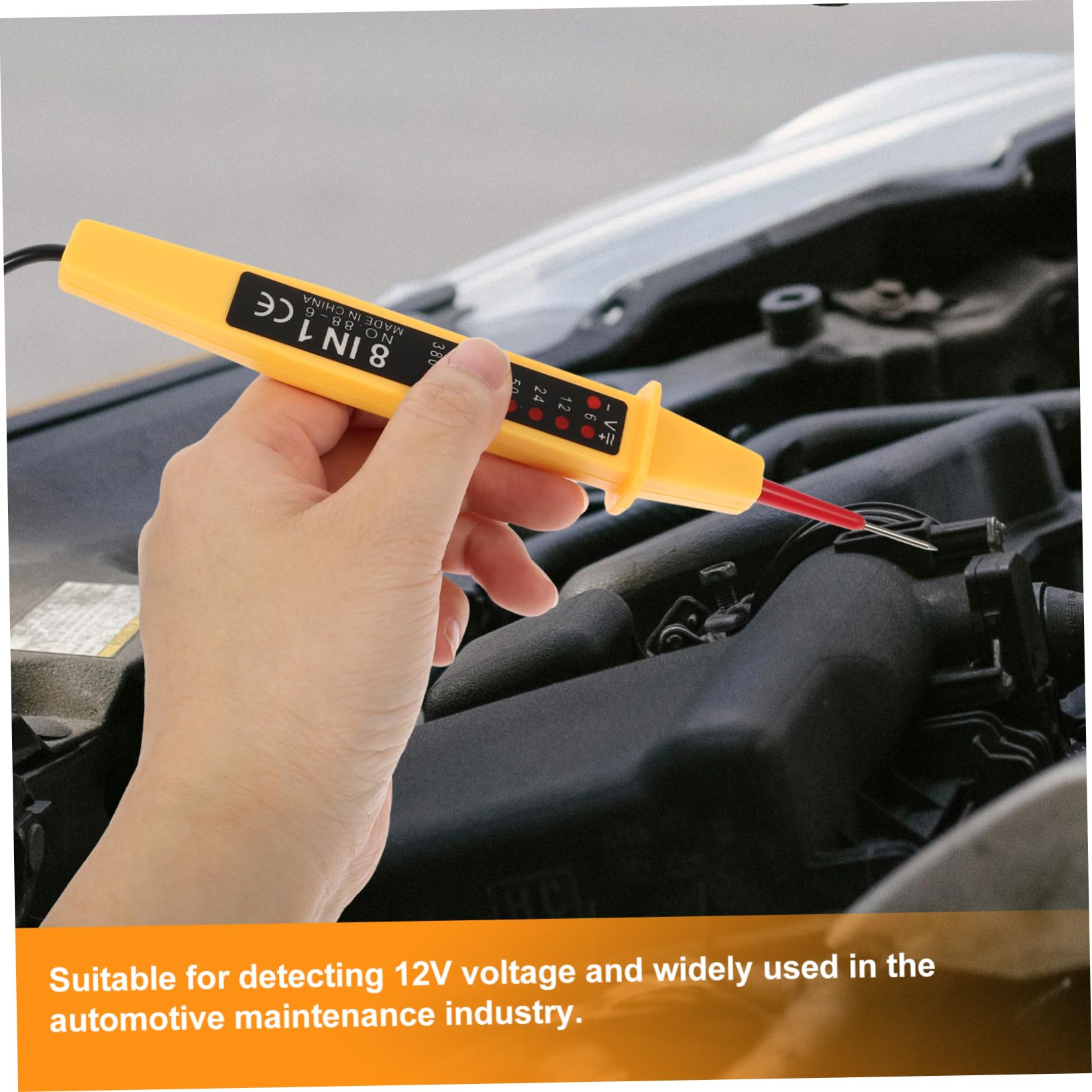 5 Pièces Instrument De Détection De Tension Testeur De Fil Testeur De Tension Appareil De Test De Tension Testeur Électrique De Voiture Outil D'entretien Automobile Cuivre