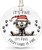Dog Christmas Ornament, Christmas Ornament 2025 Dog Christmas Decorations - Christmas Decorations for Tree - Holiday Present ldeas - Gift Exchange