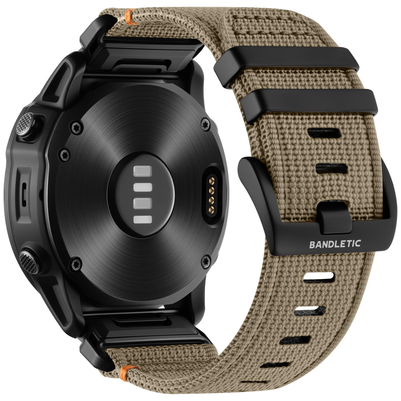 Bandletic 22mm 26mm Correa Compatible con Garmin Fenix 8 47mm/51mm, para Fenix 7/6/5/3, Correa Nailon para Epix/Forerunner/Instinct/Enduro/Tactix/Descent/Quatix/Tactical/Tide/Solar - 1