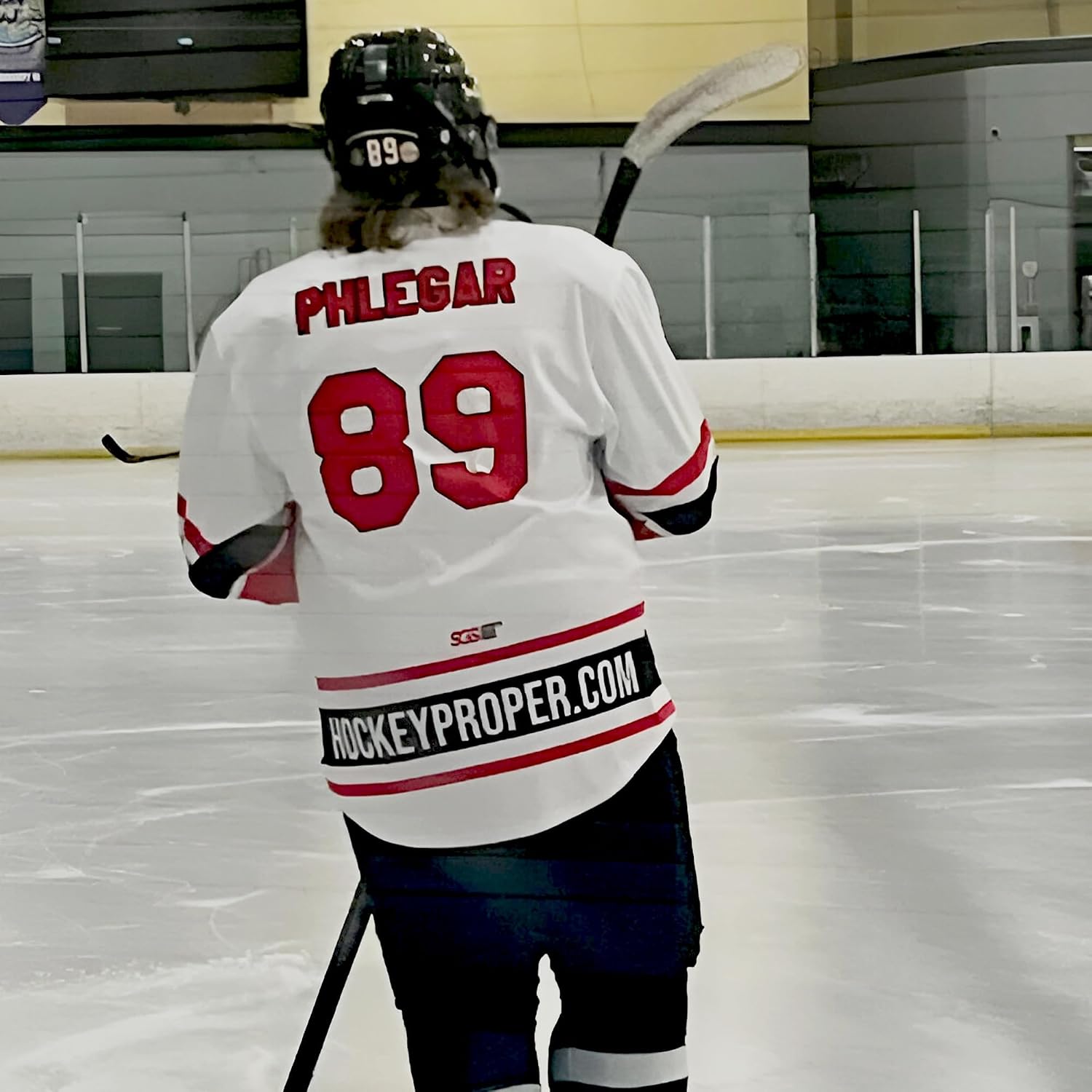 SGS Sports Gear Custom Hockey Jersey, Personalized Reversible or Standard Design with Name & Number, Hockey Jersey