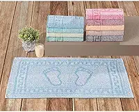 Kit Com 10 Toalhas de Piso Orquídea 40x65 cm – Trama Grossa, Super Absorção e Custo-Benefício Imbatível!