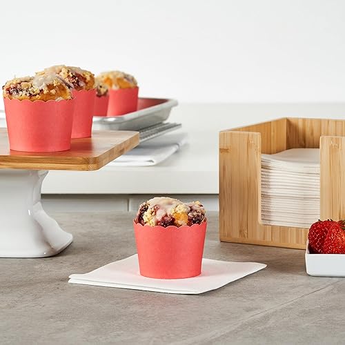 Miniatura 376 de Restaurantware Panificio Premium - Taza de papel Kraft de 10 onzas para hornear, tazas de papel para hornear, perfectas para magdalenas, cupcakes